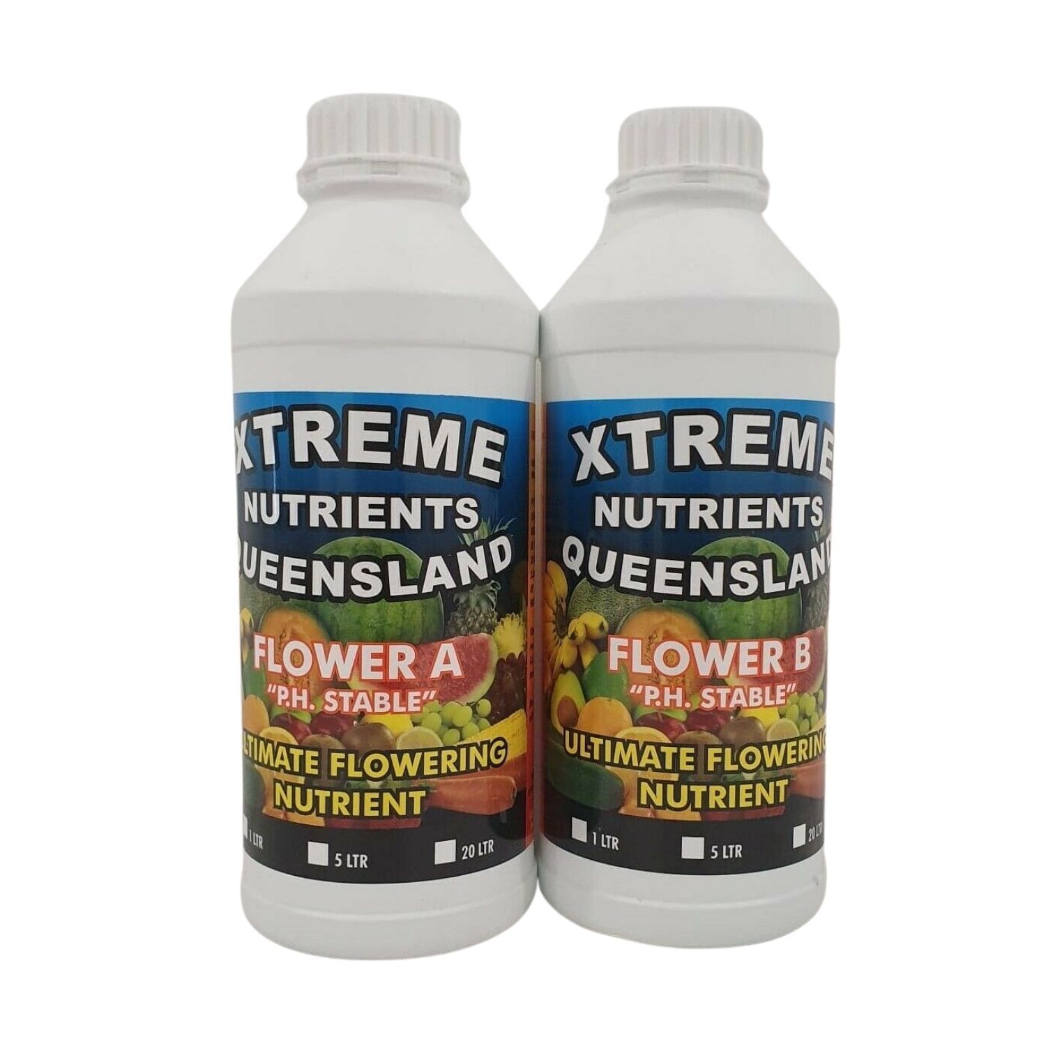 Xtreme Flower A & B 1L / 5L Flowering Nutrient 2 Parts Hydroponics pH