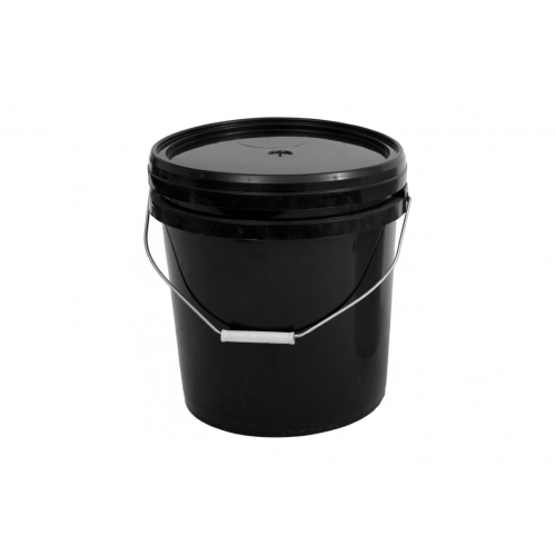 20L Black Bucket with Lid -  For DWC Hydroponic System