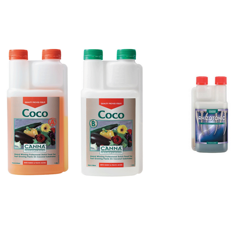 Canna Coco AB 1L Set plus Rhizotonic 250ml