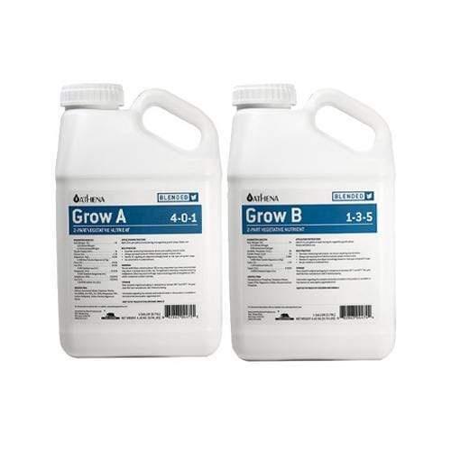 Athena Blended Grow Nutrient A & B Set 3.78L (1 Gallon)