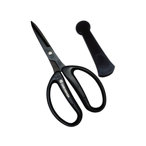 CHIKAMASA SCISSORS CRI-360SFBK - BLACK - MADE IN JAPAN