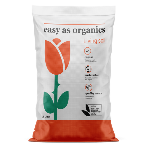 EASY AS ORGANICS WATER ONLY SOIL 25 LITRES