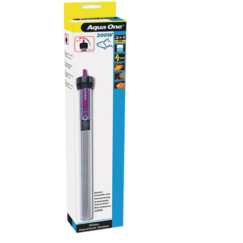AQUA ONE GLASS HEATER 300 WATT