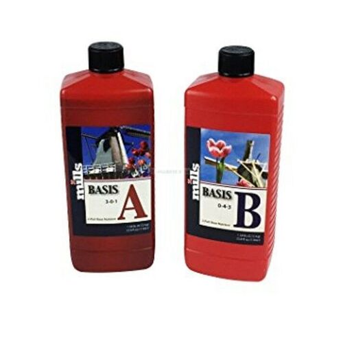 Mills Nutrients Basis  A & B 1L Set  - Grow & Flower Nutrient