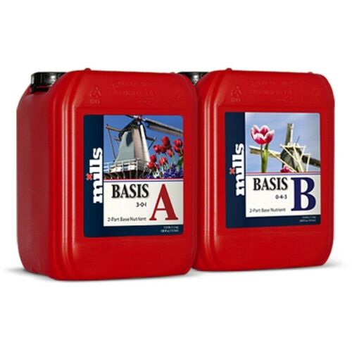 Mills Nutrients Basis  A & B 5L Set  - Grow & Flower Nutrient