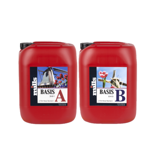 Mills Nutrients Basis  A & B 20 Litre Set  - Grow & Flower Nutrient