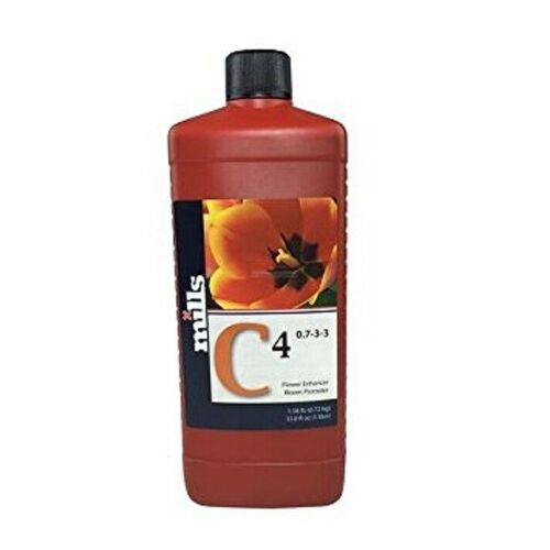 Mills Nutrients C4 1L / Hydroponics Additive / Advanced Bloom Stimulator