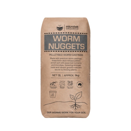 MICROTEK WORM NUGGETS THIRTEEN LITRES – NINE KGS