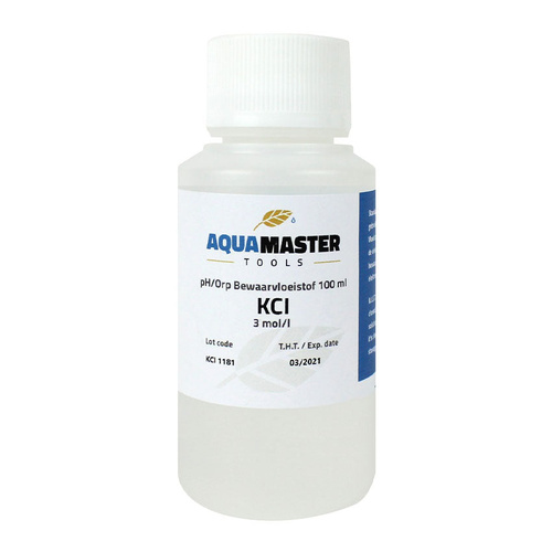 AQUAMASTER KCL - 3 Mol -L - STORAGE SOLUTION 100MLS