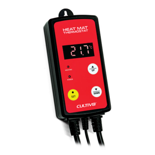 HEAT MAT THERMOSTAT CULTIV8 / DIGITAL INTERFACE TEMPERATURE CONTROLLER