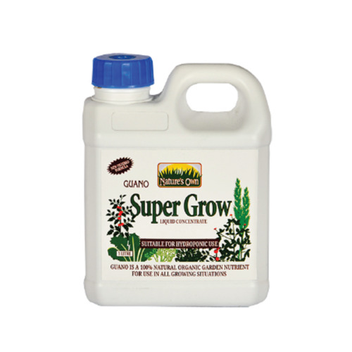 Guano Super Grow Liquid Concentrate 1 Litre / Organic Grow Hydroponic Nutrient
