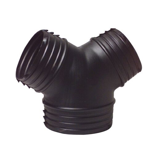 Poly Y Joiner 200mm x 200mm x 200mm - Hydroponics Ducting Fitting Y Joiner 8"