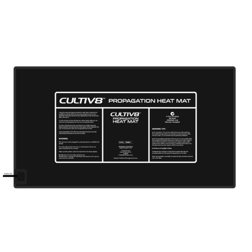 Flexible Heat Mat Large Cultiv8 Hydroponics Cloning Propagation 645 x 350mm