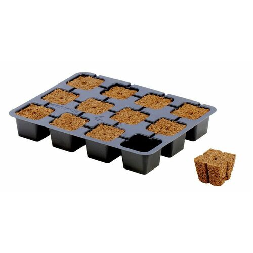 EAZY PLUG 12 PACK / PLUG 'N GROW / PROPAGATION BLOCKS CLONING SEEDLING TRAY 
