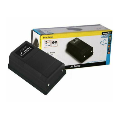 Aqua One 7500 Air Pump - Hydroponics Tank Control Precision Air Pump