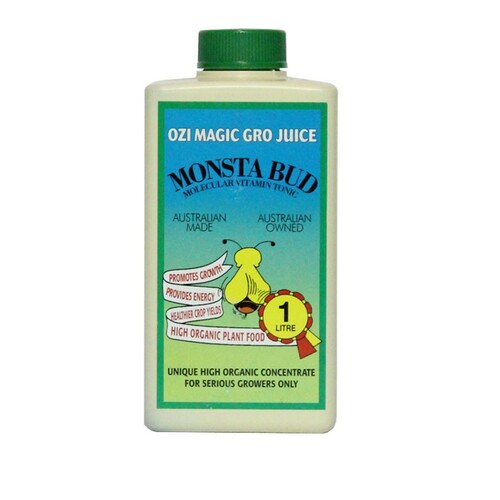 MONSTA BUD 1L OZI MAGIC - HYDROPONIC - NUTRIENTS - ORGANIC SUPPLEMENT