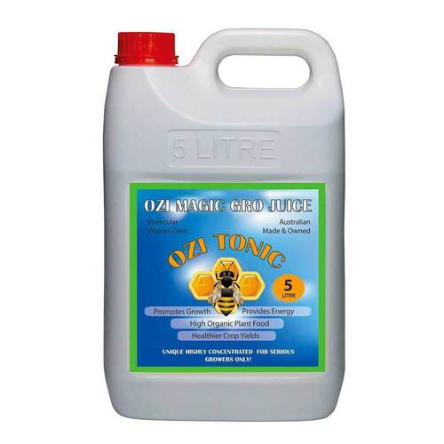 OZI TONIC 5 LITRE OZI MAGIC - HYDROPONIC ORGANIC ADDITIVE