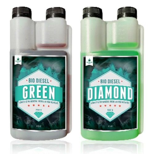 GREEN DIAMOND A&B 1L SET / BASE NUTRIENT FOR BOTH GROW & BLOOM