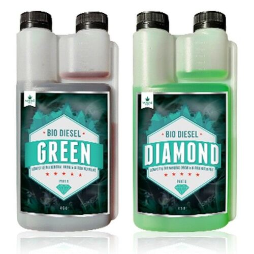 GREEN DIAMOND A&B 1L SET / BASE NUTRIENT FOR BOTH GROW & BLOOM