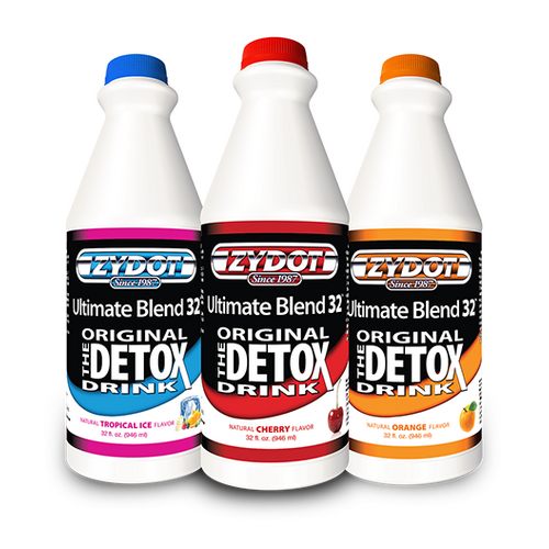 ZYDOT BLEND 32 OZ (946ML) DETOX DRINK CHERRY RED