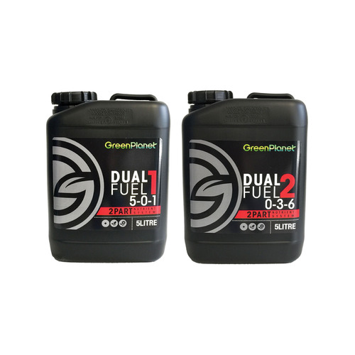DUAL FUEL PART 1 & PART 2- 5 LITRE SET  -GREEN PLANET NUTRIENTS