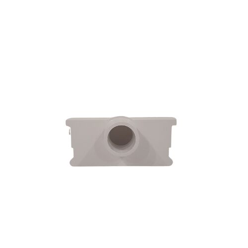 NFT End Cap with Spout PVC - 100mm x 50mm