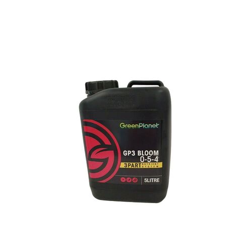 Green Planet GP3 - Bloom 5L - Hydroponics 3 Part Nutrient