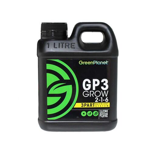 GREEN PLANET GROW 1L - GP3 - HYDROPONICS NUTRIENT