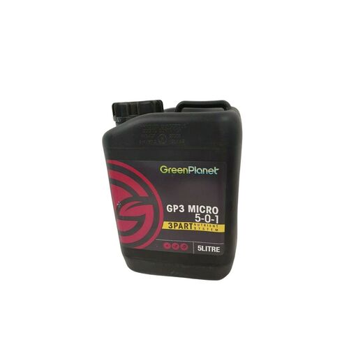 Green Planet GP3 - Micro 5L - Hydroponics 3 Part Nutrient