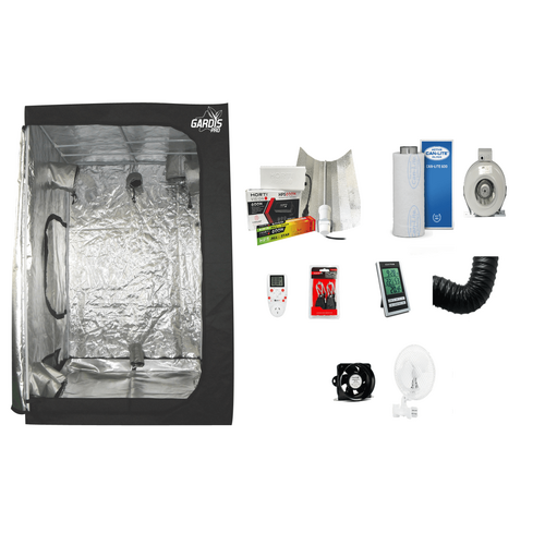 GROW TENT KIT 1.2 x 1.2 x 2M  - 600W LIGHT KIT & CENTRIFUGAL FAN