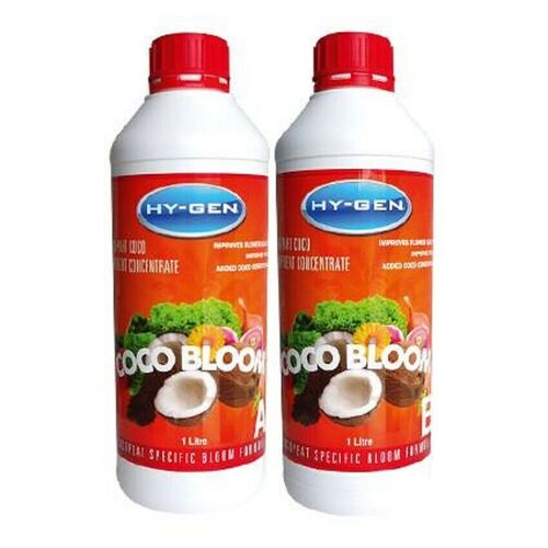 Hy-Gen Coco Bloom A&B 1L Set - 2 Part Flower Nutrients Hy Gen 