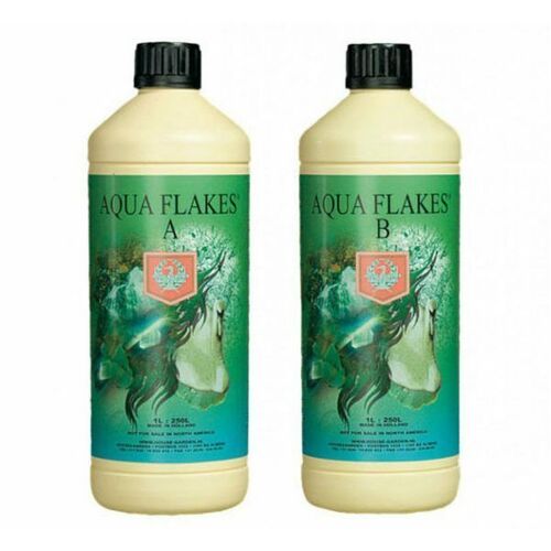 HOUSE & GARDEN AQUA FLAKES A&B 2 PARTS 1L  - RECIRCULATING NUTRIENTS HYDRO