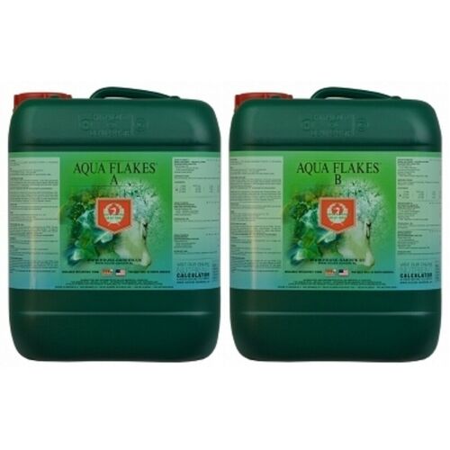 HOUSE & GARDEN AQUA FLAKES A&B 2 PARTS 5L SET  - HYDROPONIC NUTRIENTS