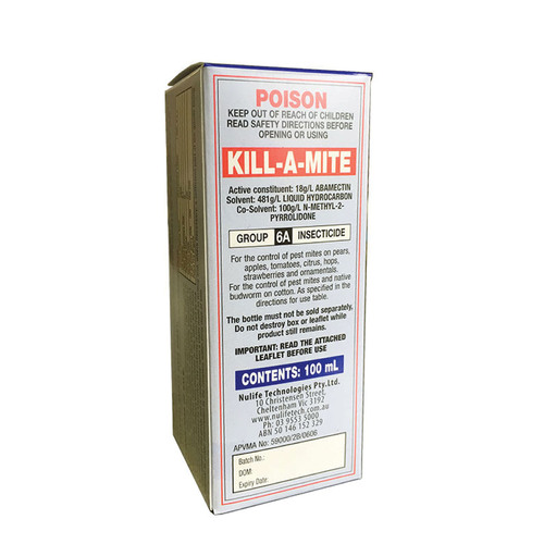 Kill-A-Mite 100ml - Foliar Spray for Control of Mites