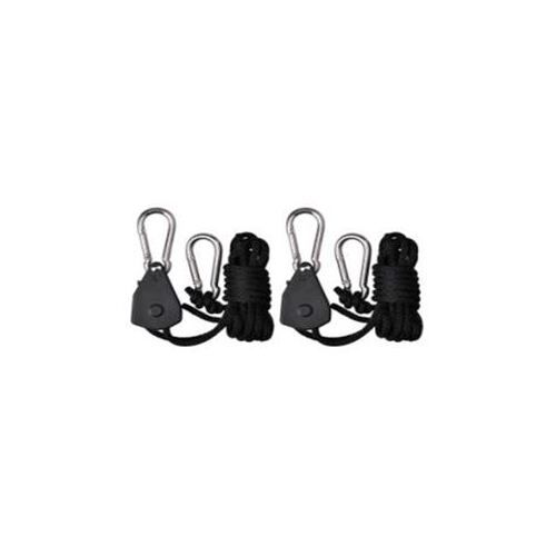 Light Grip Rope Ratchets 2 Pack - Heavy Duty Grow Light Hangers
