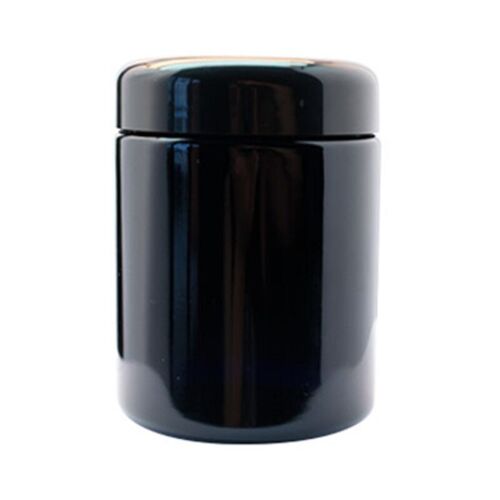 Miron Glass Jar 250ML plus Lid / Herbs & Spices Storage / Violet Glass