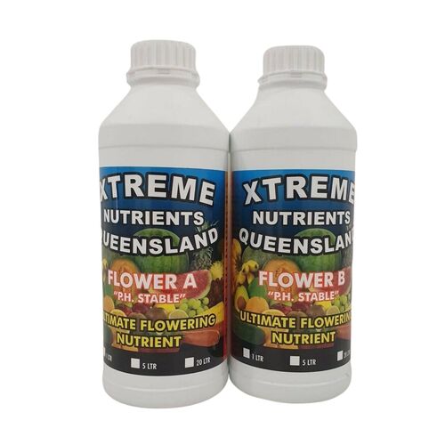 Xtreme Flower  A & B 1L / 5L - Flowering Nutrient 2 Parts Hydroponics pH Stable