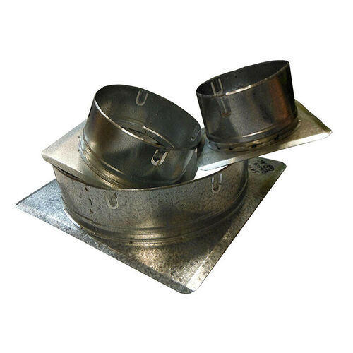 SQUARE DUCT TO WALL CONNECTOR JOINER 150MM 200MM 250MM - HYDROPONIC