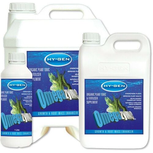 HY-GEN OMEGAZYME 1L/5L - PROMOTES ROOT GROWTH & REPAIR - HYGEN NUTRIENTS