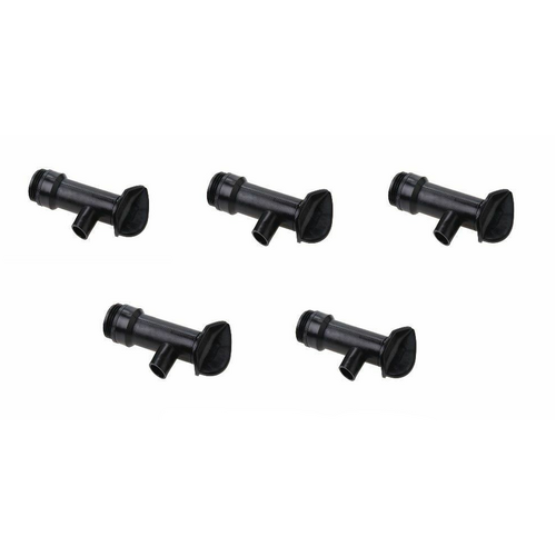 5 Pack of Plastic Tap Dispenser for 20 litre Drum Bottle - Black