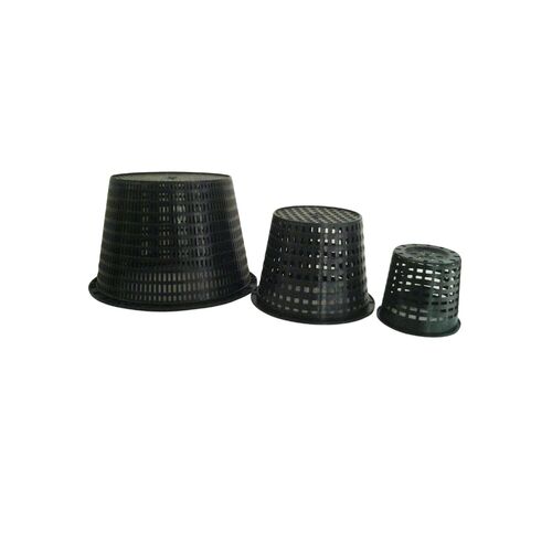 Net Mesh Plant Pots - 3 sizes in 12 Pack 80/140/200mm - Hydroponics Orchids 
