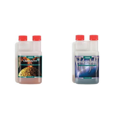 Canna Cannazym 1L & Rhizotonic 1L Pack / Grow Additives / Hydroponics
