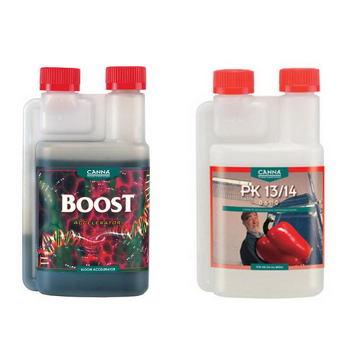 Canna Boost 1L & PK 13/14 1L Pack  - Flowering Additives - Accelerator 
