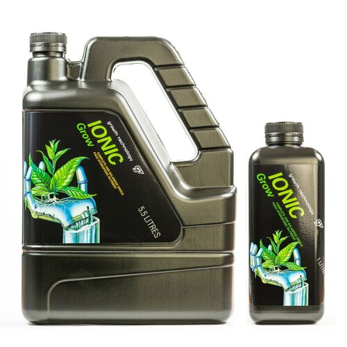 GT IONIC SINGLE PART GROW 1L / 5.5L - GROWTH TECHNOLOGY HYDROPONIC NUTRIENT