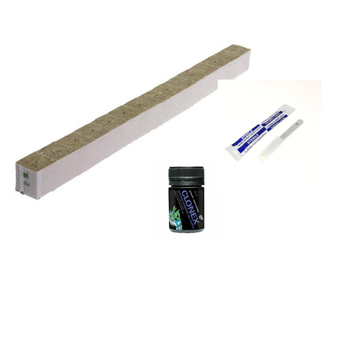  Hydroponic Cloning / Seedling Kit - Clonex Rockwool Cubes Scalpel / Propagation
