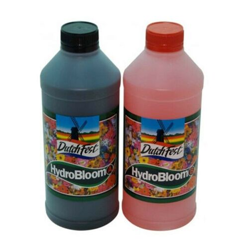 DutchFest Hydro Bloom A&B 1L Hydroponics Dutch Fest Flowering Nutrients 