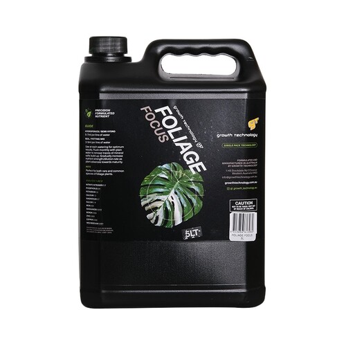 GT FOLIAGE FOCUS 5L - INDOOR PLANT FERTILISER