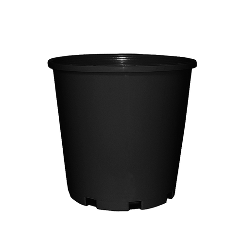 4.5 LITRE (200MM) BLACK SLIMLINE POT