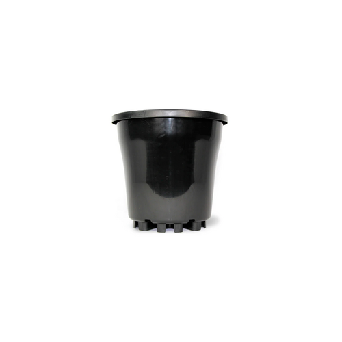 8 LITRE POT WITH FEET BLACK (250MM)