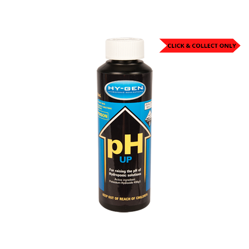 Hy-Gen pH Up 250ml - Potassium Hydroxide